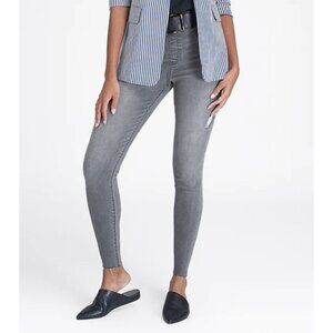 SPANX Legging Jegging Skinny Distressed Gray Large